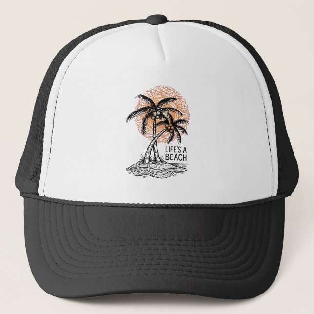Casquette Vie de plage (Devant)