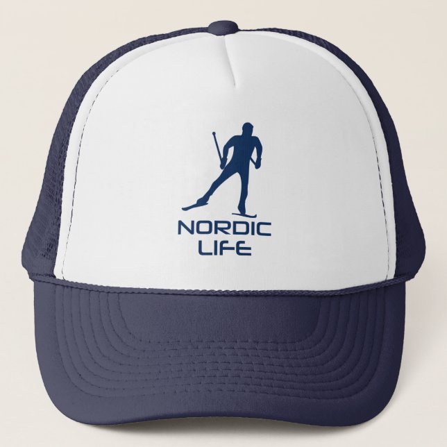 Casquette Vie de ski nordique (Devant)
