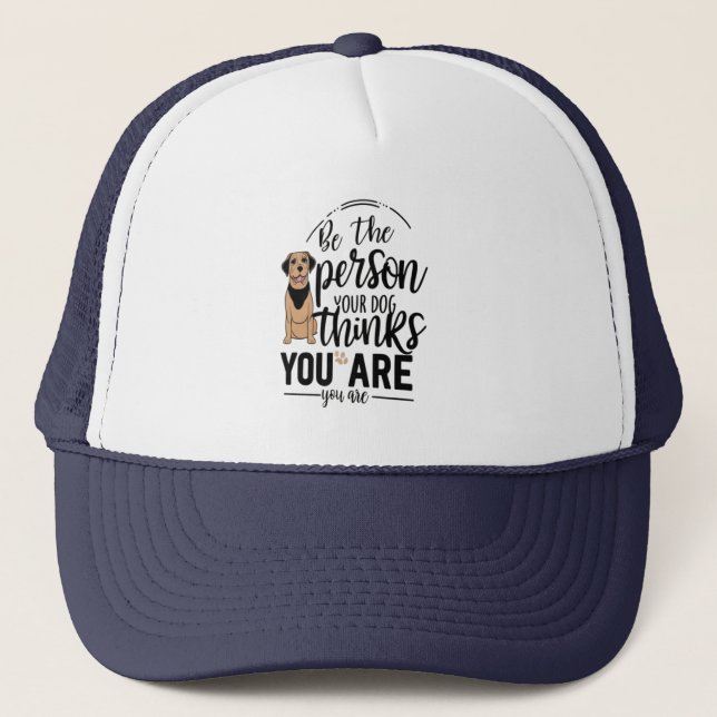 Casquette Vie inspirée par le chien (Devant)
