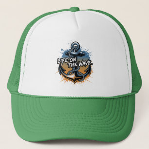 Casquette Vie sur le chapeau de camion à ondes - Parfait pou