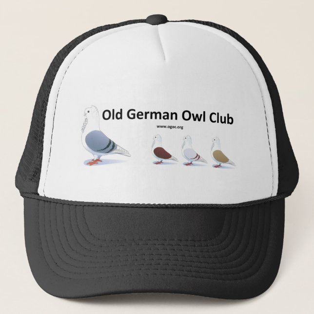 Casquette Vieil habillement allemand de club de hibou (Devant)