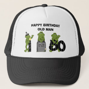 CASQUETTE VIEIL HOMME DE JOYEUX ANNIVERSAIRE