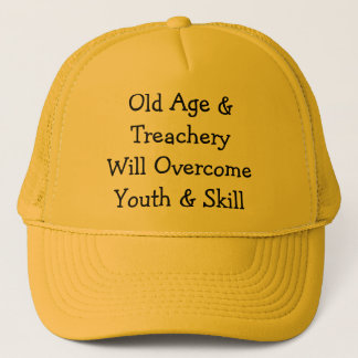 Casquette Vieillesse et TreacheryWill OvercomeYouth et