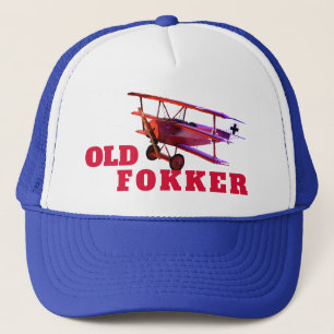 Casquette "Vieux Fokker" avec le Fokker triplan