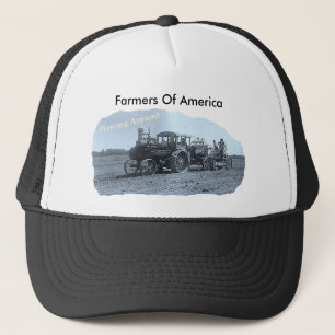 Casquette Vieux labourage vintage de tracteur