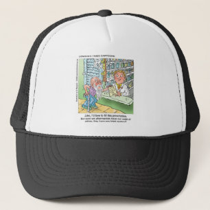 Casquette Vieux Monsieur & La Pharmacie Cadeaux de Dessin An