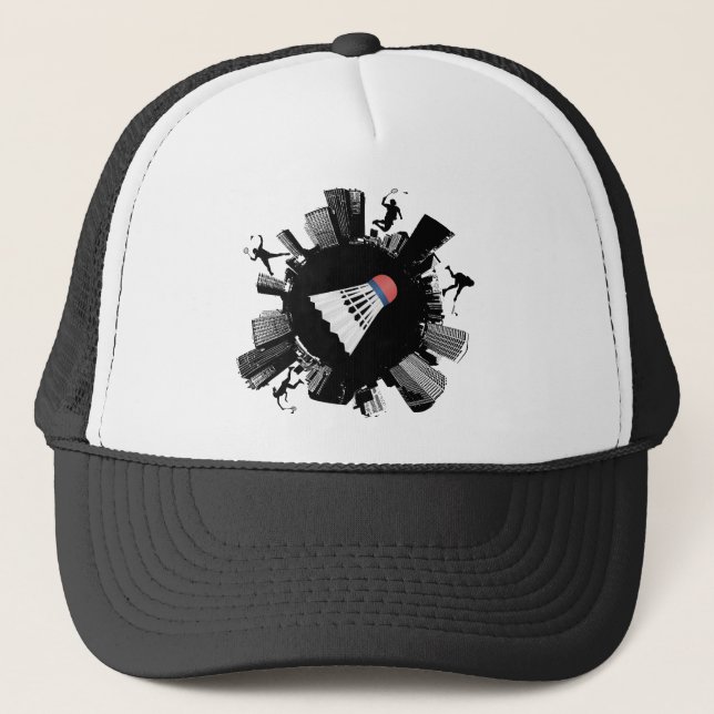 Casquette Ville de badminton (Devant)