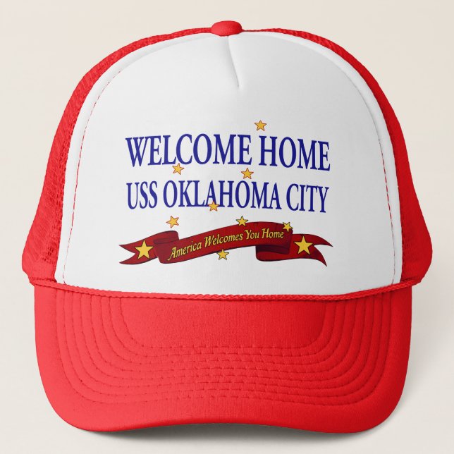 Casquette Ville d'Oklahoma à la maison bienvenue d'USS (Devant)