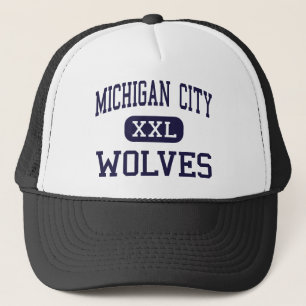 Casquette Ville du Michigan - loups - haute - ville du