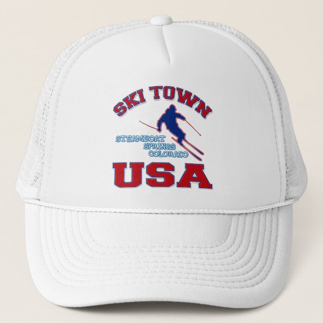 Casquette Ville Etats-Unis, Steamboat Springs, le Colorado (Devant)