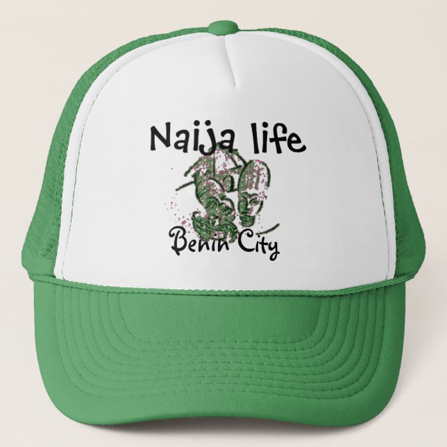 Casquette Ville faite sur commande d'Africankoko Bénin, (Devant)