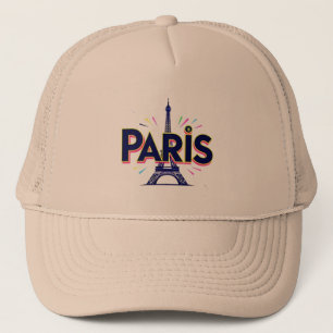 Casquette Ville lumière : Téméraire Paris Typographie Art