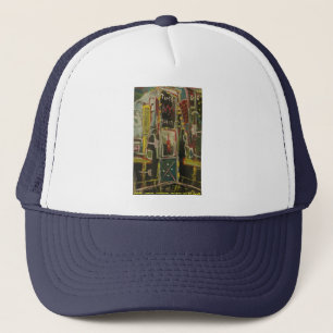 Casquette vin rouge Times Square