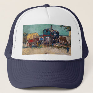 Casquette Vincent van Gogh - Caravanes, campement de gitans 