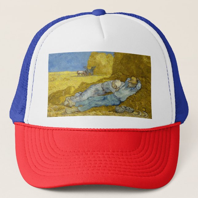 Casquette Vincent Van Gogh - Mion, Repos / Travail / Siesta (Devant)