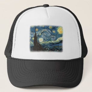 Casquette Vincent van Gogh, Starry Night. Art célèbre.