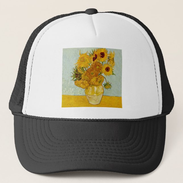 Casquette Vincent Van Gogh Tournesols (Devant)