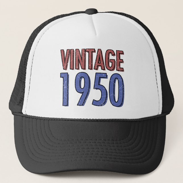 Casquette Vintage 1950 70e anniversaire (Devant)