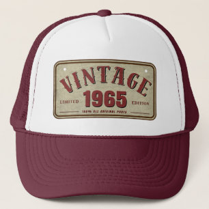 Casquette Vintage 1965 Edition Limitée Toutes les pièces d'o