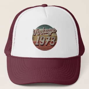 CASQUETTE VINTAGE 1973 HOMMES FEMMES ANNIVERSAIRE CADEAU TRU