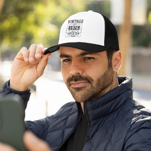 Casquette vintage âge à la perfection drôle Typographie