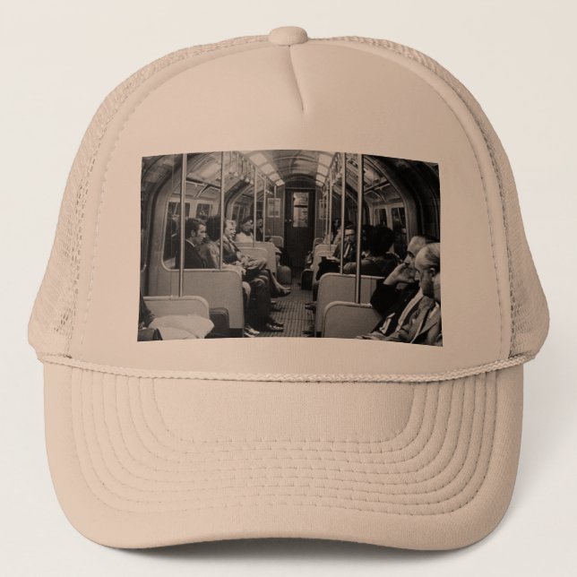 Casquette Vintage Angleterre Londres train intérieur (Devant)