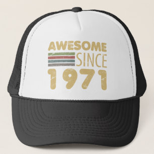 Casquette Vintage Awesome 1971 50e anniversaire
