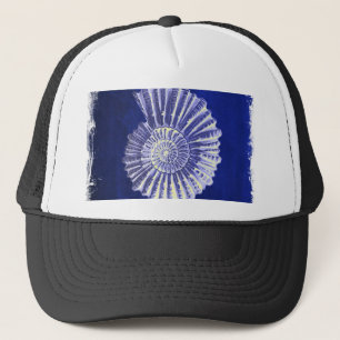 Casquette vintage botanique Côte Bleu Coquille blanche