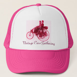 Casquette Vintage Cars Gathering , pink fuchsia