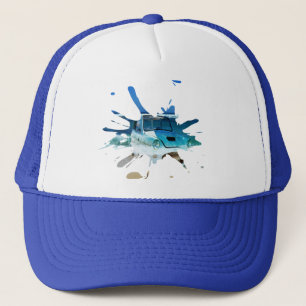 Casquette Vintage Classic Car Beach Pop Art,