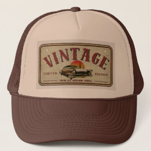 Casquette Vintage Classic Car Limited Edition Pièces d'origi