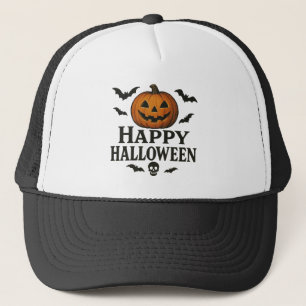 Casquette Vintage/classique Happy Halloween jack-o-lantern
