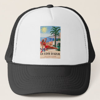 Casquette Vintage Côte d'Azur Beach Girl