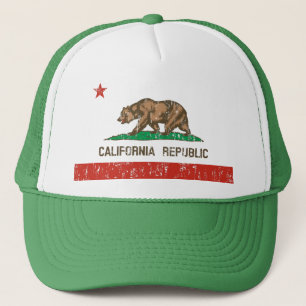 Casquette vintage de camionneur de drapeau d'état