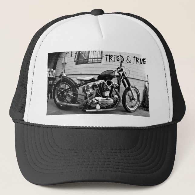 Casquette vintage de couperet de Harley Ironhead (Devant)