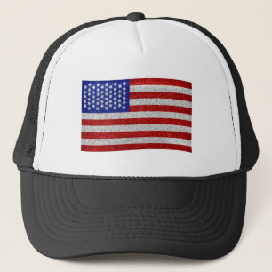 Casquette vintage de drapeau américain