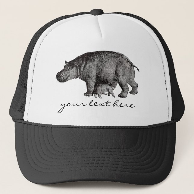 Casquette vintage d'hippopotame (Devant)