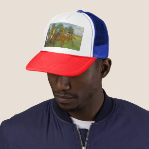 Casquette Vintage Edgar Degas Avant la Course Cheval Art