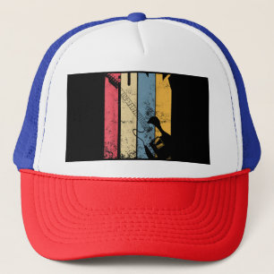Casquette Vintage Electric Guitar Funk Musique amant cadeaux