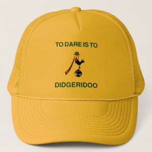 Casquette Vintage "Emblème sportif" avec Didgeridoo Motif