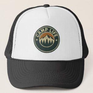 Casquette Vintage extérieur "Camp Life" Conception d'aventur