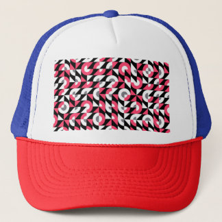 Casquette Vintage Glitch : Motif Abstrait géométrique
