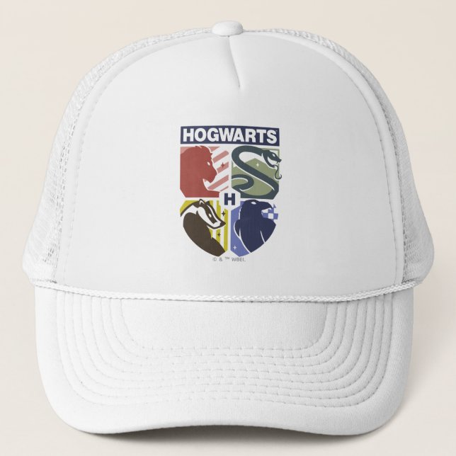 Casquette Vintage HOGWARTS™ Stamped Crest (Devant)