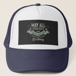 Casquette Vintage Motivational Joyeux voeux d'anniversaire
