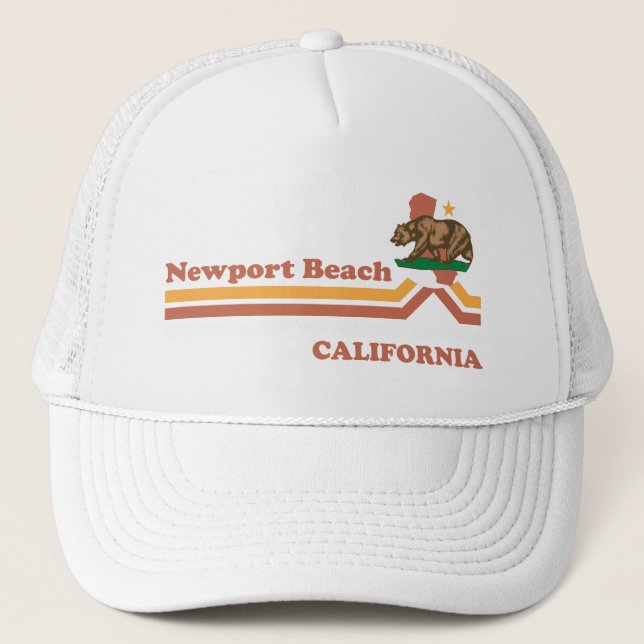 Casquette Vintage Newport Beach Californie (Devant)