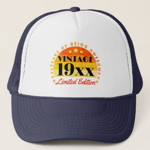 Casquette Vintage personnalisé Edition limitée Anniversair