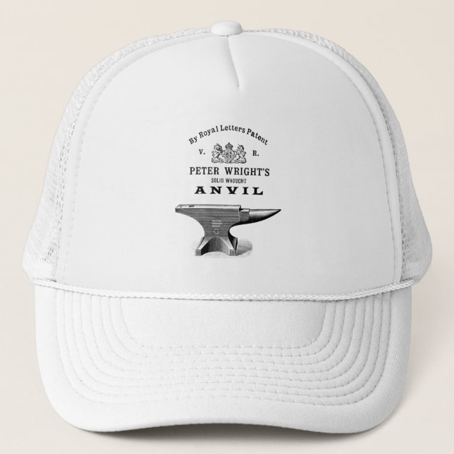 Casquette Vintage Peter Wright Anvil Blacksmithing (Devant)