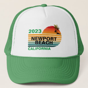 CASQUETTE VINTAGE RÉTRO SUR MESURE NEWPORT BEACH CALIFORNIE