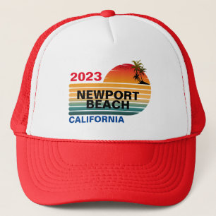 CASQUETTE VINTAGE RÉTRO SUR MESURE NEWPORT BEACH CALIFORNIE