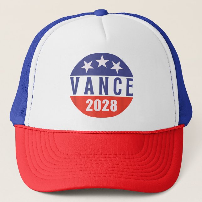 Casquette Vintage Retro Vance 2028 pour l'élection président (Devant)